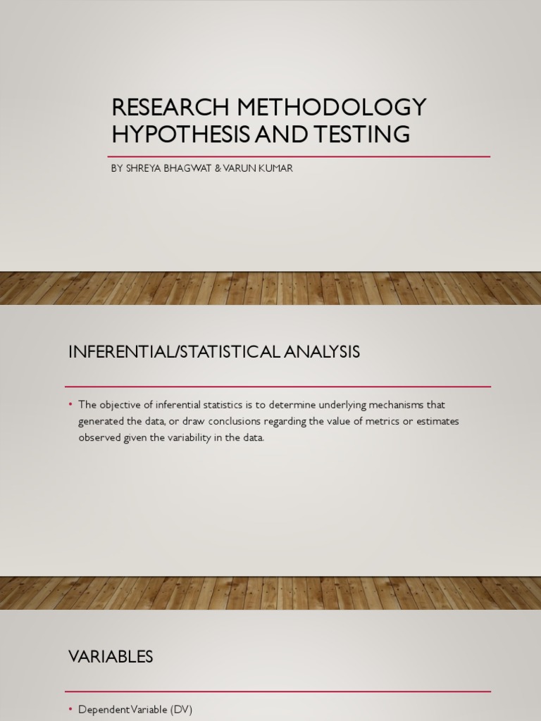 Hypothesis Testing in Research Methodology | PDF | Type I And Type Ii ...