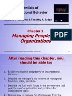 Essentials of Organizational Behavior: Managing People and Organizations