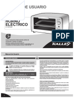 Manual Horno Electrico PDF