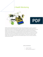 GSM Patient Health Monitoring: Software Specifications