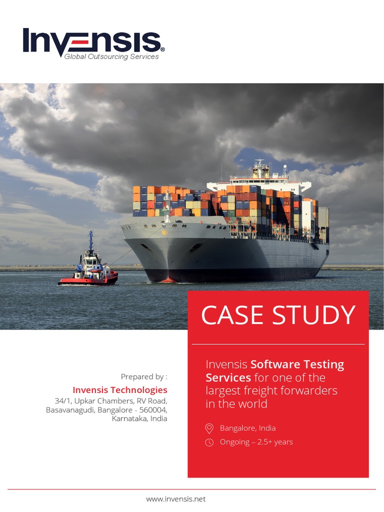 case study cover page example