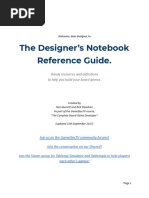 The Designer's Notebook Reference Guide - Documentos Google