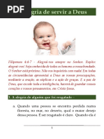 A Alegria de Servir a Jesus