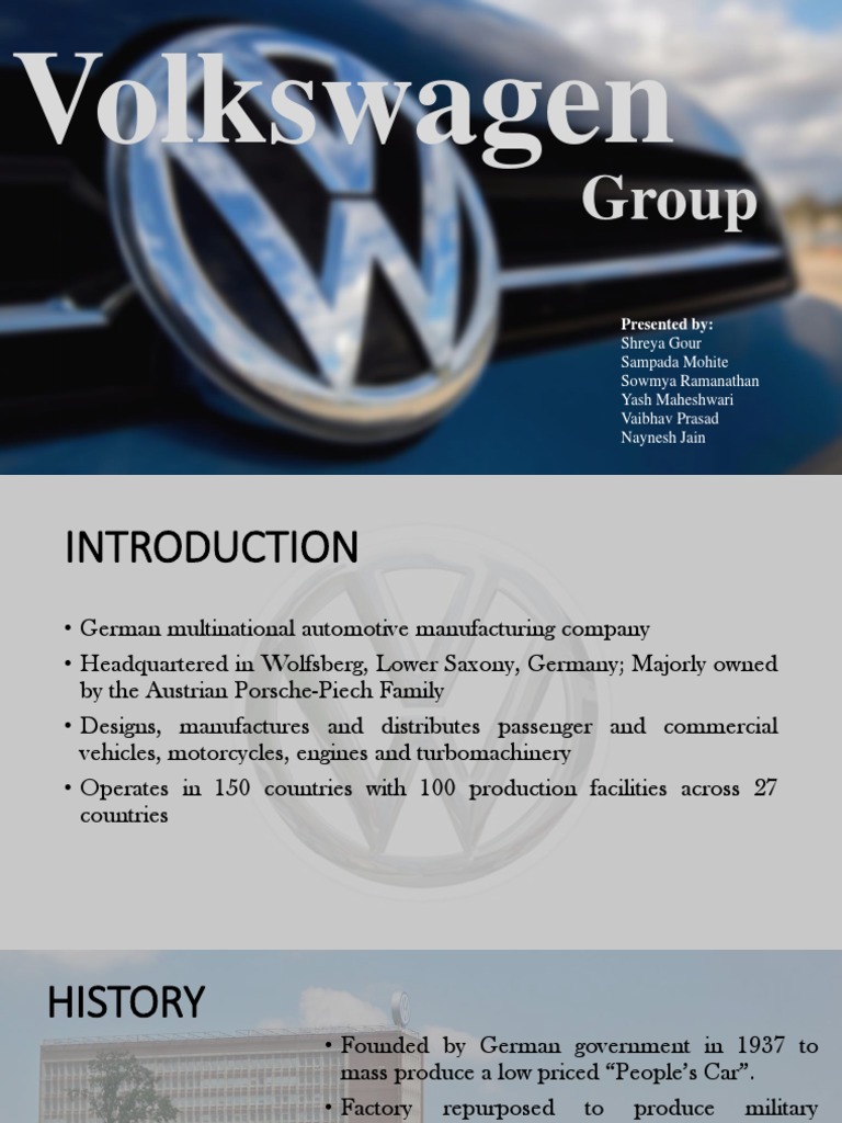 Overview of Volkswagen Group | PDF | Volkswagen Group | Vehicles