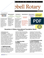 Rotary Newsletter Nov 9 2010