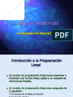 Análisis sensibilidad programación lineal industria juguetes