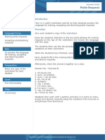 Polite Requests PDF