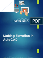 Making Elevation in AutoCAD