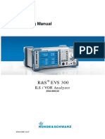 Operating Manual: R&S EVS 300