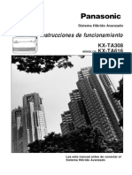 Instrucciones de funcionamiento Panasonic KX-TA308 KX-TA616.pdf