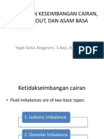 Gangguan Keseimbangan Cairan, Elektrolit, Dan Asam Basa: Yogik Setia Anggreini, S.Kep.,Ns.,Mmeded