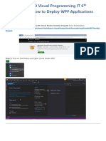 Tutorial 2 How To Deploy WPF Applications