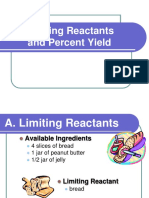 Limiting Reactants & %yield