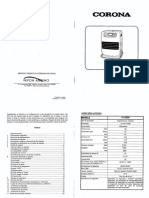 Manual Corona FH 2506 PDF