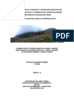 Proyecto Ciudadano y Comuntario de Educacion Ambiental (Proceda) en La Comunidad Del Paramo de Sabana Rubia Municipio de Manaure Cesar