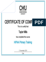 Certificateofcompletionnew Hipaa