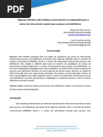 Algumas reflexões sobre habitus conservatorial e as adaptações para o ensino de instrumento musical para a pessoa com deficiência