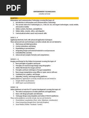 Empowerment Course Outline