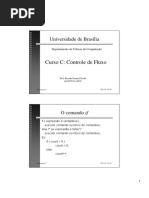 Curso de C UBR Controle de Fluxo comandos