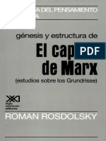 Genesis y Estructura de El Capital de Marx - RomanRosdolsky