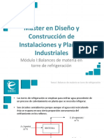 Webinar 4 Balances de Materia en Torres de Refrigeración