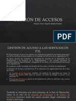 Gestión de Accesos