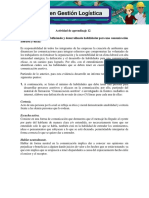 Evidencia 6 Informe Definiendo y Desarrollando Habilidades Para Una Comunicacion Asertiva y Eficaz(1)