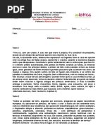 Literatura Brasileira 2 - Final Espelho