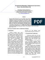 Analisis Pengaruh Harmonisa Terhadap Faktor-K Pada Transformator