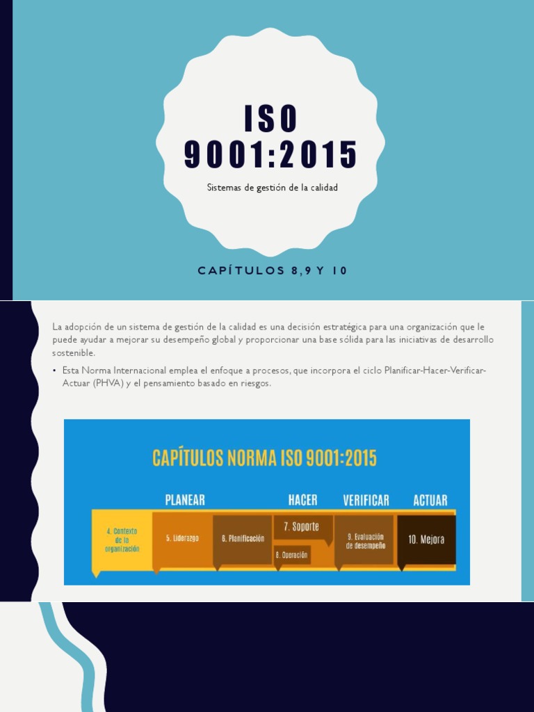 ISO 9001:2015 - Gestión de Calidad y Mejora | PDF | Gestión de la ...