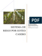 Sistema de Riego Por Goteo Casero - Final