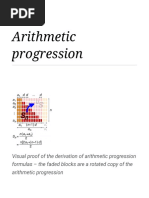 Arithmetic Progression - Wikipedia PDF