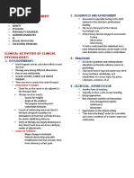 Clinical Psychology Notes No. 1