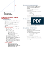 Clinical Psychology Notes No. 1