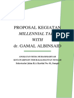 PROPOSAL KEGIATAN Millenial Talk