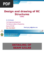 RC Beam Design and Detailing Guide | PDF | Beam (Structure) | Bending