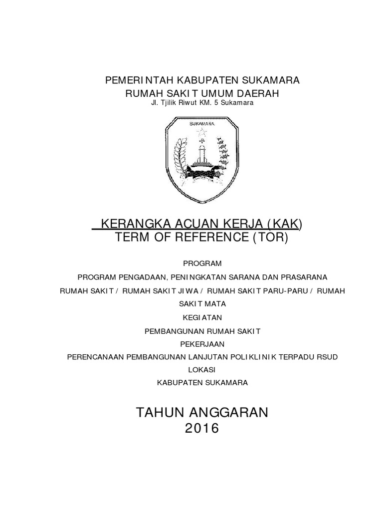 Kak-Tor Poliklinik Terpadu | PDF