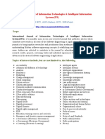 International Journal of Information Technologies & Intelligent Information Systems (ITI)