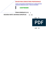 Licencia de conducción profesional: preguntas de evaluación