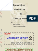 Kepler S Laws of Planetary 1