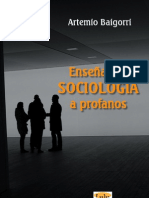 Baigorri Enseñando Sociologia A Profanos