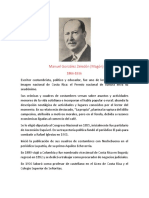 Manuel González Zeledón (Magón) escritor, político y educador costarricense