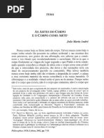 As artes do corpo....pdf