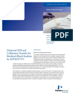 PKI_AN_2011_Diamond ATR and Calibration Transfer for Biodiesel_Blend Analysis by ASTM D7371