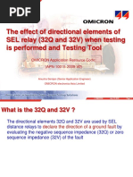 TRG-10015-2009-V0 - (The Effect of Directional Elements of SEL Relay (32Q and 32V) )