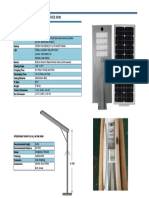 Lampu Pju Tenaga Surya All in One 60watt