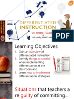 Differentiated Instruction (SHS Demo)