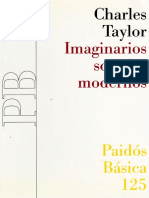 Charles Taylor Imaginarios Sociales Modernos PDF