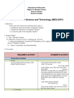 Lesson Plan in Science and Technology (BIOLOGY)