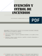 Prevención y Control de Incendios